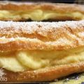 Tarta Paris Brest rellena de trufa blanca