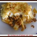 Macarrones con picadillo