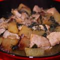 CARNE DE PAVO EN SALSA DE CERVEZA