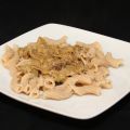 PASTA CON SALSA DE BOLETUS Y CREMA DE AVENA