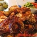 POLLO A LA BRASA CON PAPAS ARRUGADAS