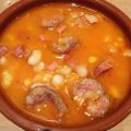 Alubias con chorizo y jamón