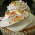 Cupcakes de plátano y merengue