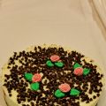 TARTA DE QUESO CON BASE DE BIZCOCHO DE CHOCOLATE