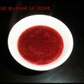 Reducción de Vino y Fresas