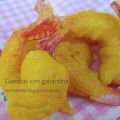 Langostinos  con gabardina (tempura)