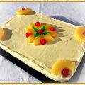 Pastel fresco de piña (sin horno)