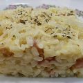 Risotto con bacón