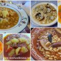 Seis tradicionales platos de cuchara