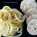 Fiambre de pollo con pasas al brandy