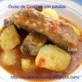 GUISO DE COSTILLAS CON PATATAS