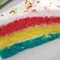una tarta estilo arco iris/ Regenbogentorte
