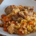 ARROZ CON COSTILLAS A LA CERVEZA
