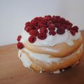 Pavlova de Fresa con Frambuesas