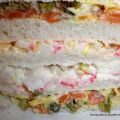 PASTEL DE LANGOSTINOS Y SALMÓN