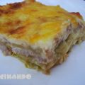 LASAÑA DE PATATA Y JAMÓN