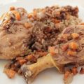 Pollo de corral guisado