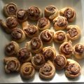 Espirales de Hojaldre con Nutella