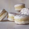 Macarons de vainilla y chocolate blanco