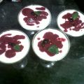 MOUSSE DE PERA Y COULIS DE FRUTOS ROJOS