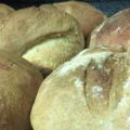Pan de hogaza en bollitos