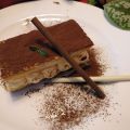 Milhojas de mousse de calabaza y chocolate