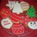 Galletas decoradas para las fiestas de navidad