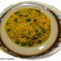 ARROZ CALDOSO DE SEPIA CON GUISANTES