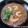 LENTEJAS GUISADAS CON LANGOSTINOS