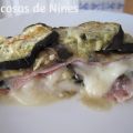 PASTEL DE BERENJENAS, QUESO Y JAMÓN YORK