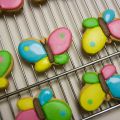Galletas decoradas de mariposas