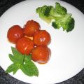 Albóndigas de pavo con tomate y hierbabuena