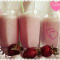 Batido de fresas naturales
