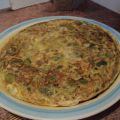 Tortilla de habas con mote y verduras