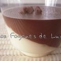 TARTA DOS CHOCOLATES EN COPA INCLINADA