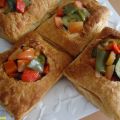 CUADRADOS DE HOJALDRE CON RATATOUILLE