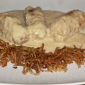 ROLLITOS DE LOMO CON MANZANA Y GORGONZOLA