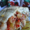 Lubina (salvaje) rellena