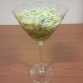 COPA DE AGUACATE CON TOMATE Y ANGULAS