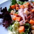 ENSALADA DE POLLO CON QUESO Y QUICOS