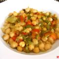 GARBANZOS CON PISTO DE PIMIENTOS