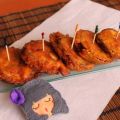 RODAJAS DE BERENJENAS RELLENAS DE JAMÓN Y QUESO