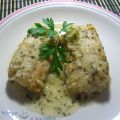 Lomos de bacalao en salsa verde