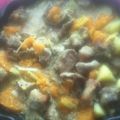 Lomo asado con mandarina