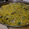 Receta nº77_ Paella de alcachofas con butifarra