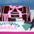 TARTA BOLSA DE DEPORTE  PARA MARÍA