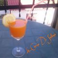 Zumo de naranja y mango