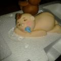 ♥ TARTA  BAUTIZO PARA DANIEL♥