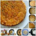 Budín de platano