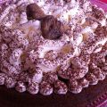 Tarta de chocolate y castañas